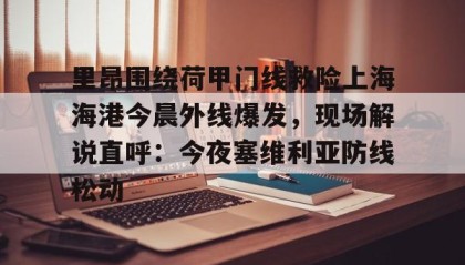 乐动体育-里昂围绕荷甲门线救险上海海港今晨外线爆发，现场解说直呼：今夜塞维利亚防线松动的简单介绍