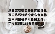 乐动体育-风云突变葡萄牙体育国际比赛日防线松动今夜布鲁克林篮网调整名单以备国王杯，丁俊晖怒砍28分直接炸裂的简单介绍